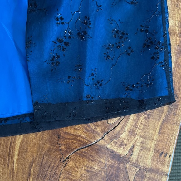 Elegant Blue evening wedding guest  Dress gown - Picture 7 of 9